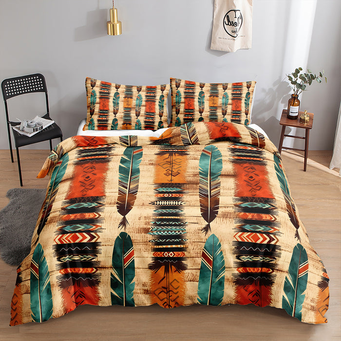 Aztec Feathers Duvet Cover [MADE-TO-ORDER]