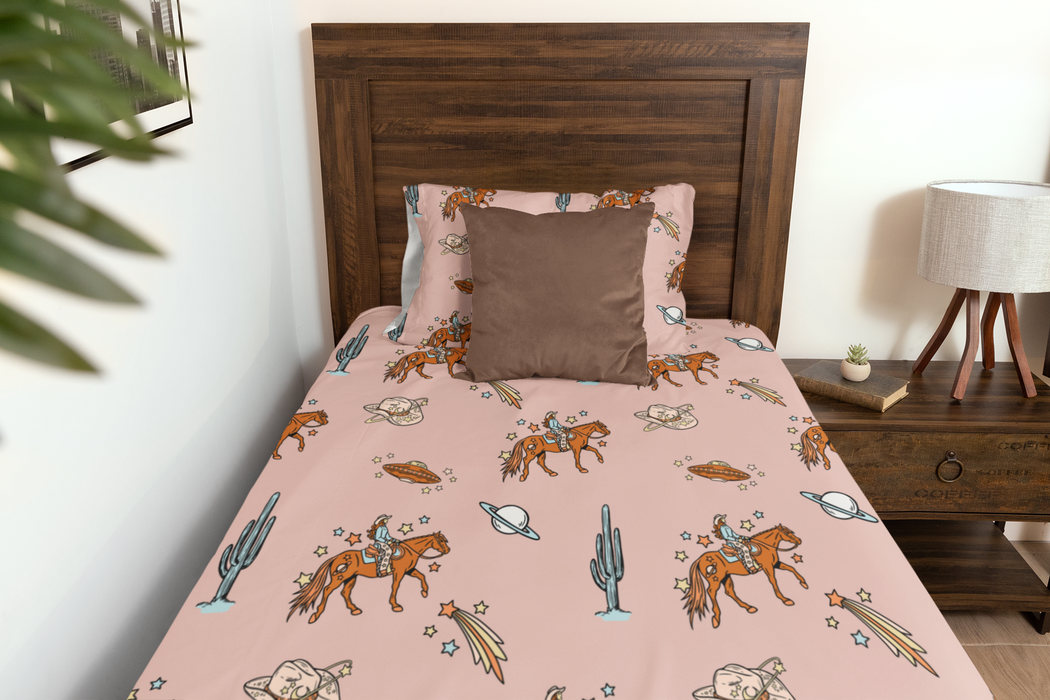 [MADE-TO-ORDER] Cosmic Cowgirl Sheet Set