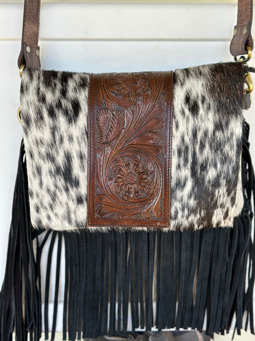 Limited Edition Louis Vuitton Tooled Leather Fringe Purse