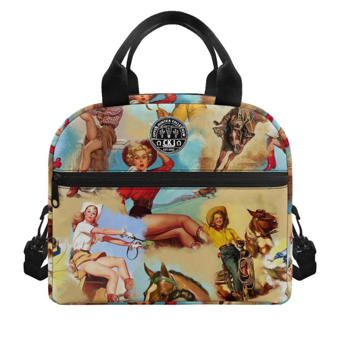 [Pre-Order] Vintage Western Girls Carry Lunch Bag
